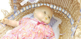 Bitty Baby American girl Doll, Moses Wicker Basket, and Bedding