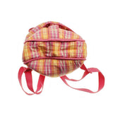 American Girl Bitty Baby Twin Doll Pink Plaid Starter Backpack Carrier Storage