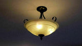 Lighting Ceiling Fixture Semi Flush Bowl Interior Lighting