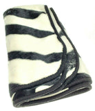 Zebra style children bed blanket bedding size 36in x 47in