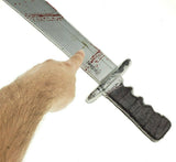 JASON VOORHEES MACHETE KNIFE FRIDAY THE 13TH WEAPON PROP RUBIES For MASK